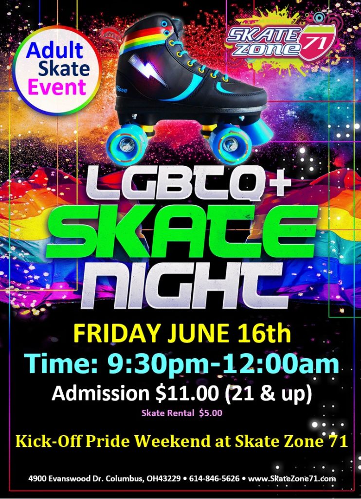 Adult Pride Skate (21+) | Skate Zone 71