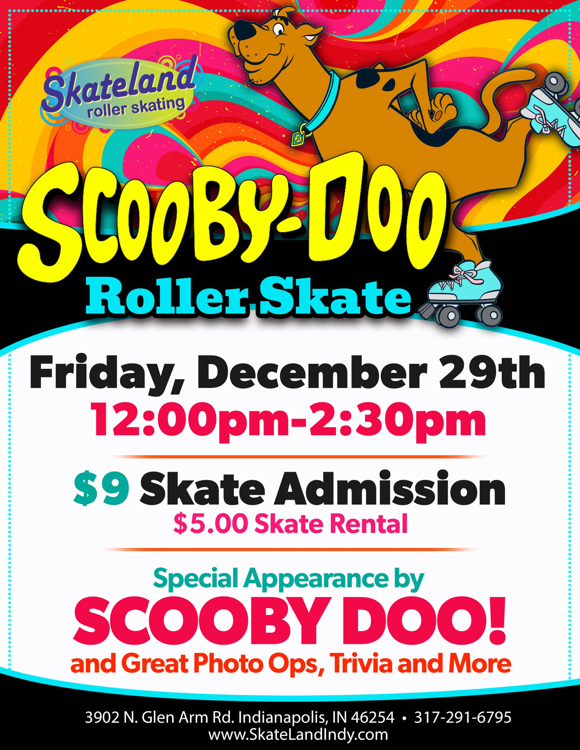 Skateland Indy Scooby Doo