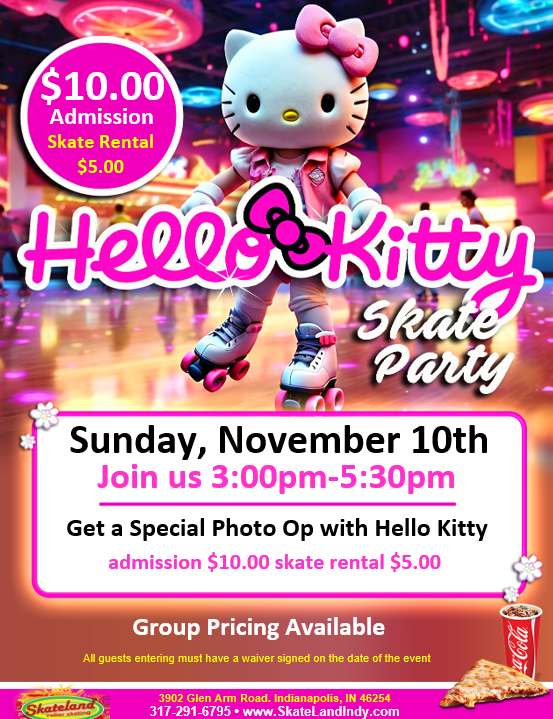 Skateland Indy Hello Kitty Skate