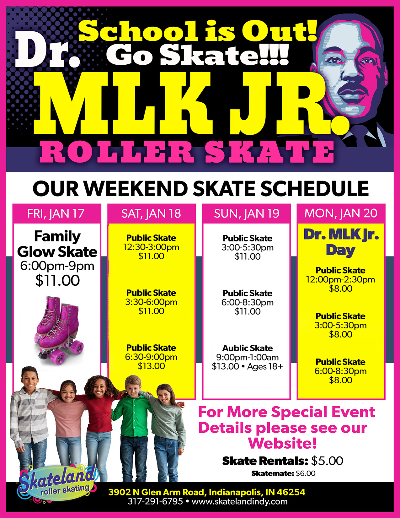 Skateland Indy MLK weekend